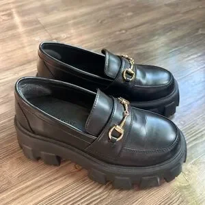 Princess Polly | Shoes | Princess Polly Black Loafers With 